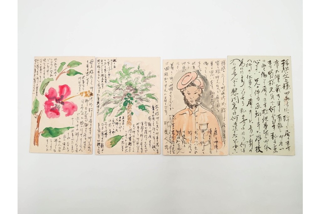 軍事郵便　郵便往復はがき(往信)　スマトラ・ビルマ・マライ・マレーなどの派遣先から送られたエンタイア88点セット　(R-087279)