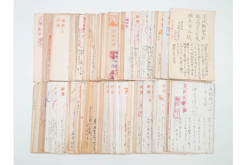 軍事郵便　中国(満州)派遣　家族や知人に宛てたエンタイア100点セット　(R-087280)