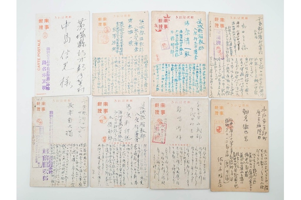 軍事郵便　中国(満州)派遣　家族や知人に宛てたエンタイア100点セット　(R-087280)