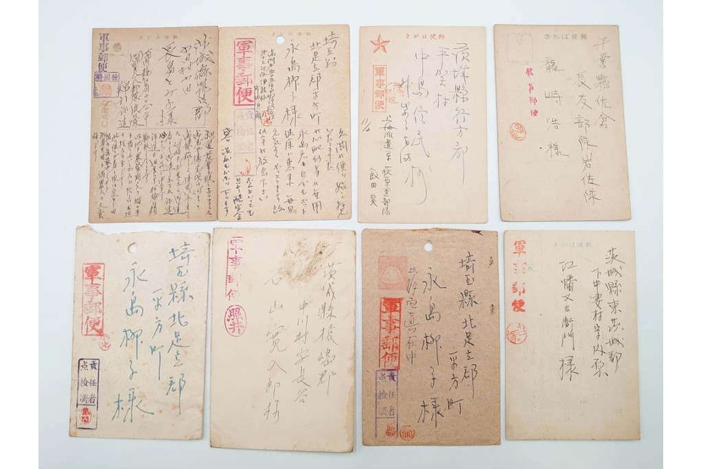 軍事郵便　中国(満州)派遣　家族や知人に宛てたエンタイア100点セット　(R-087280)