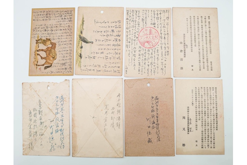 軍事郵便　中国(満州)派遣　家族や知人に宛てたエンタイア100点セット　(R-087280)