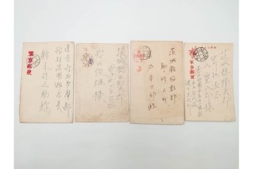 軍事郵便　中国(満州・新京)派遣　家族や知人に宛てたエンタイア79点セット　(R-087281)