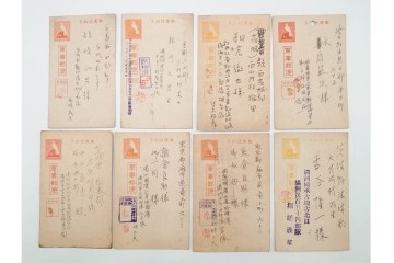 軍事郵便　中国(満州・新京)派遣　家族や知人に宛てたエンタイア79点セット　(R-087281)