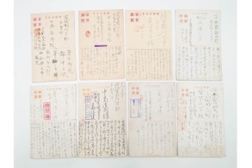 軍事郵便　支那(北支・中支・南支)派遣　家族や知人に宛てたエンタイア83点セット　(R-087283)