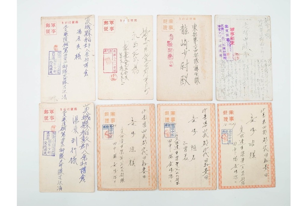 軍事郵便　支那(北支・中支・南支)派遣　家族や知人に宛てたエンタイア100点セット　(R-087284)