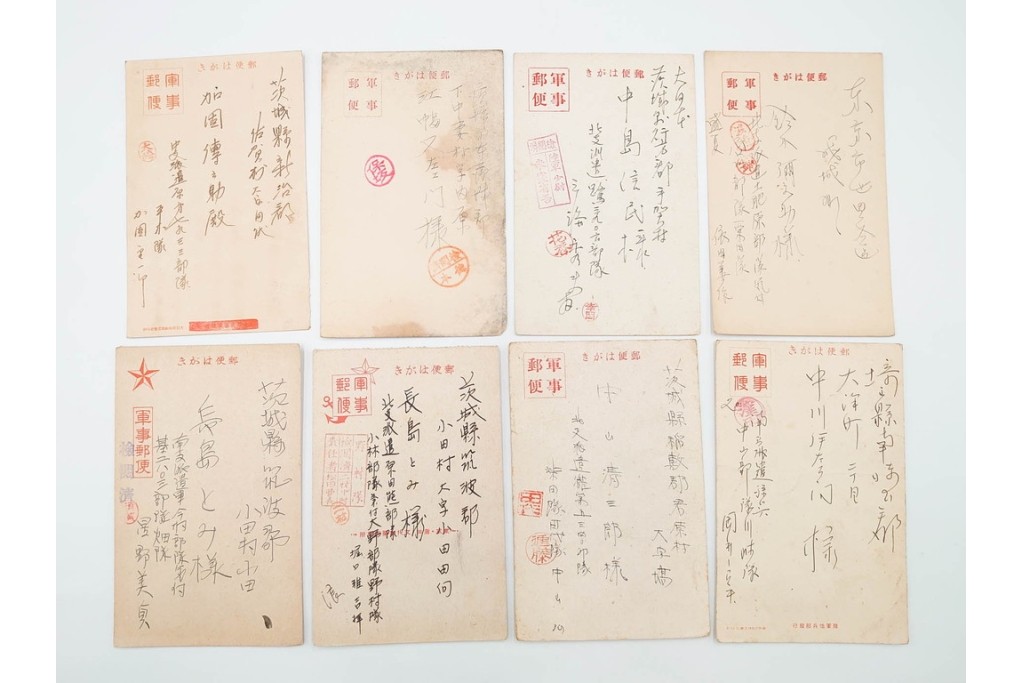 軍事郵便　支那(北支・中支・南支)派遣　家族や知人に宛てたエンタイア100点セット　(R-087284)