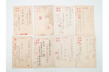 軍事郵便　支那(北支・中支・南支)派遣　家族や知人に宛てたエンタイア100点セット　(R-087284)