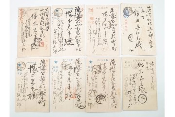 軍事郵便　野戦局　櫛型印・消印　絵葉書を含む　家族や知人に宛てたエンタイア142点セット　(R-087286)
