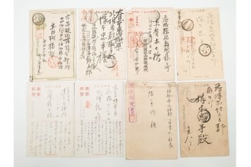 軍事郵便　野戦局　櫛型印・消印　絵葉書を含む　家族や知人に宛てたエンタイア142点セット　(R-087286)