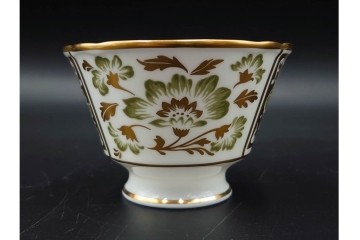 ROYAL CROWN DERBY(ロイヤルクラウンダービー)/グリーンダービーパネル　Richard Ginori(リチャードジノリ)/ジオ・ポンティ　カップ&ソーサー2点セット　(R-087287)