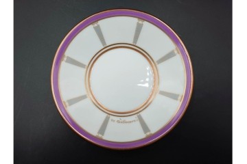 ROYAL CROWN DERBY(ロイヤルクラウンダービー)/グリーンダービーパネル　Richard Ginori(リチャードジノリ)/ジオ・ポンティ　カップ&ソーサー2点セット　(R-087287)