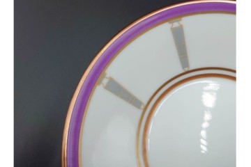 ROYAL CROWN DERBY(ロイヤルクラウンダービー)/グリーンダービーパネル　Richard Ginori(リチャードジノリ)/ジオ・ポンティ　カップ&ソーサー2点セット　(R-087287)