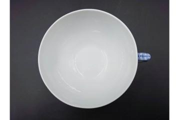 デンマーク製　ROYAL COPENHAGEN(ロイヤルコペンハーゲン)　プリンセス(1客)　ブルーフラワー(2客)　上品なティーカップ&ソーサー3客セット　(R-087289)