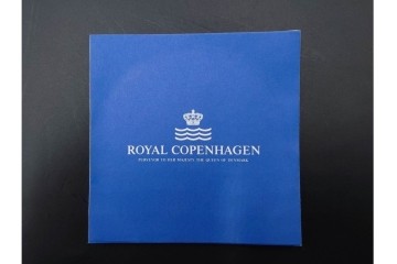 デンマーク製　ROYAL COPENHAGEN(ロイヤルコペンハーゲン)　プリンセス(1客)　ブルーフラワー(2客)　上品なティーカップ&ソーサー3客セット　(R-087289)