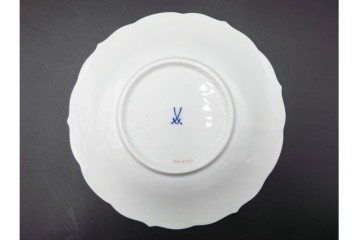 ドイツ製　Meissen(マイセン)　ベーシックフラワー　二つ花デザイン　気品漂うトリオ2客セット　(R-087292)