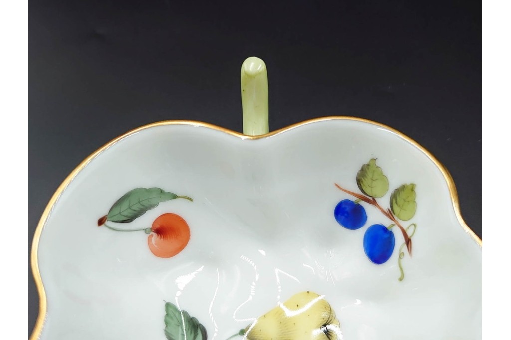 ハンガリー製　HEREND(ヘレンド)　オープンシュガー2点(フルーツアラカルト、ウィーンの薔薇)　ジャム・マーマレード(ヴィクトリア・ブーケ)　洋食器3点セット　(R-087296)