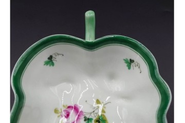 ハンガリー製　HEREND(ヘレンド)　オープンシュガー2点(フルーツアラカルト、ウィーンの薔薇)　ジャム・マーマレード(ヴィクトリア・ブーケ)　洋食器3点セット　(R-087296)