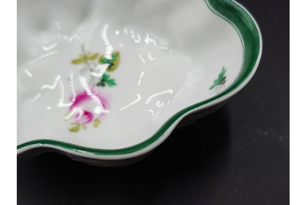 ハンガリー製　HEREND(ヘレンド)　オープンシュガー2点(フルーツアラカルト、ウィーンの薔薇)　ジャム・マーマレード(ヴィクトリア・ブーケ)　洋食器3点セット　(R-087296)