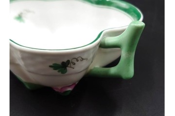 ハンガリー製　HEREND(ヘレンド)　オープンシュガー2点(フルーツアラカルト、ウィーンの薔薇)　ジャム・マーマレード(ヴィクトリア・ブーケ)　洋食器3点セット　(R-087296)