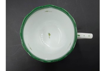 ハンガリー製　HEREND(ヘレンド)　ウィーンの薔薇　カップ&ソーサー3客・クリーマー・オープンシュガーのセット　(R-087297)