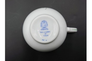 ハンガリー製　HEREND(ヘレンド)　ウィーンの薔薇　カップ&ソーサー3客・クリーマー・オープンシュガーのセット　(R-087297)