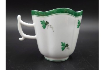 ハンガリー製　HEREND(ヘレンド)　ウィーンの薔薇　カップ&ソーサー3客・クリーマー・オープンシュガーのセット　(R-087297)