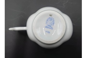 ハンガリー製　HEREND(ヘレンド)　ウィーンの薔薇　カップ&ソーサー3客・クリーマー・オープンシュガーのセット　(R-087297)