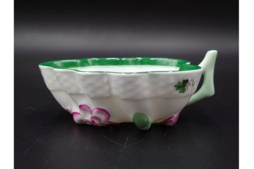 ハンガリー製　HEREND(ヘレンド)　ウィーンの薔薇　カップ&ソーサー3客・クリーマー・オープンシュガーのセット　(R-087297)