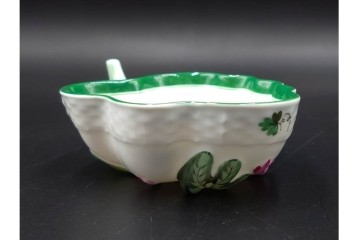 ハンガリー製　HEREND(ヘレンド)　ウィーンの薔薇　カップ&ソーサー3客・クリーマー・オープンシュガーのセット　(R-087297)