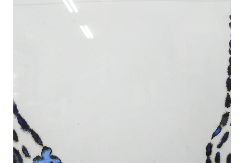 真作　サイン&メッセージ入り　リチャード・スペア(Richard Spare)　3/75　ドライポイント(銅版画)・水彩画　「Hearts and Flowers(ハートと花)」　外箱付き　(R-087300)