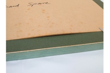 真作　サイン&メッセージ入り　リチャード・スペア(Richard Spare)　3/75　ドライポイント(銅版画)・水彩画　「Hearts and Flowers(ハートと花)」　外箱付き　(R-087300)