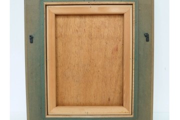 真作　田中実　水彩画　F6号　「印度の服」　異国情緒漂う女性を描いた絵画　外箱付き　(R-087303)