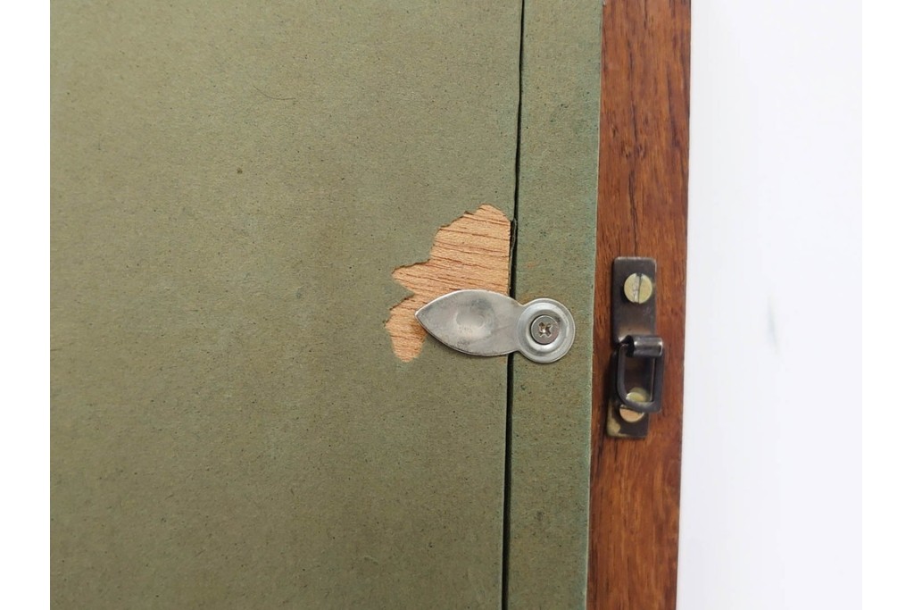 真作　大歳敏秋　油彩　忠臣蔵?　凛とした表情が印象的な絵画　外箱付き　(R-087313)