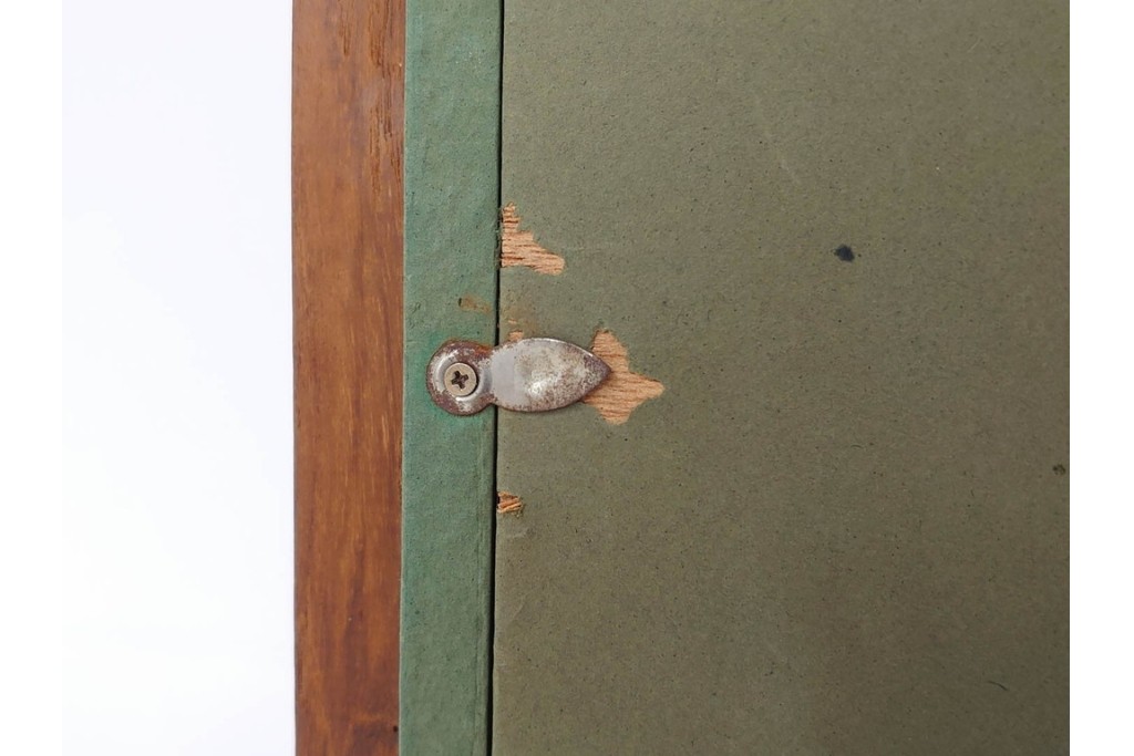 真作　大歳敏秋　油彩　忠臣蔵?　凛とした表情が印象的な絵画　外箱付き　(R-087313)