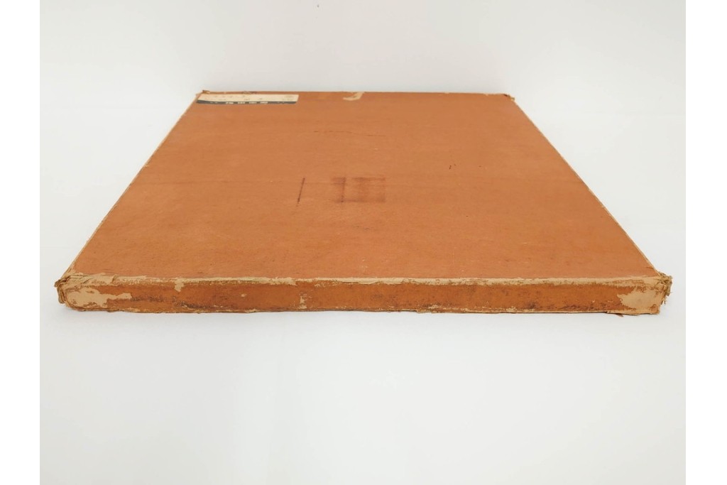 真作　サイン入り　モーリス・ド・ヴラマンク　エッチング　「風景」　街並みを描いた絵画　外箱付き　(R-087314)