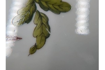 ハンガリー　ヘレンド(HEREND)　ロスチャイルド・バードシリーズ　上品なプレートとナプキンリングのセット　(R-087317)