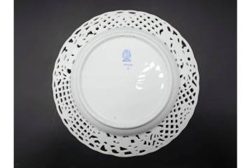 ハンガリー　ヘレンド(HEREND)　ロスチャイルド・バードシリーズ　上品なプレートとナプキンリングのセット　(R-087317)