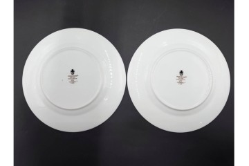 イギリス　WEDGWOOD(ウェッジウッド)　直径約21cm　ワイルドストロベリーシリーズのプレート6枚セット　(R-087319)