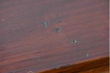 和製アンティーク　前面欅(ケヤキ)材　木目が魅力の五丁引き庄内箪笥　(R-087320)