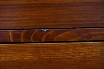 和製アンティーク　前面欅(ケヤキ)材　木目が魅力の五丁引き庄内箪笥　(R-087320)