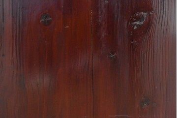 和製アンティーク　前面欅(ケヤキ)材　木目が魅力の庄内箪笥ローチェスト　(R-087321)