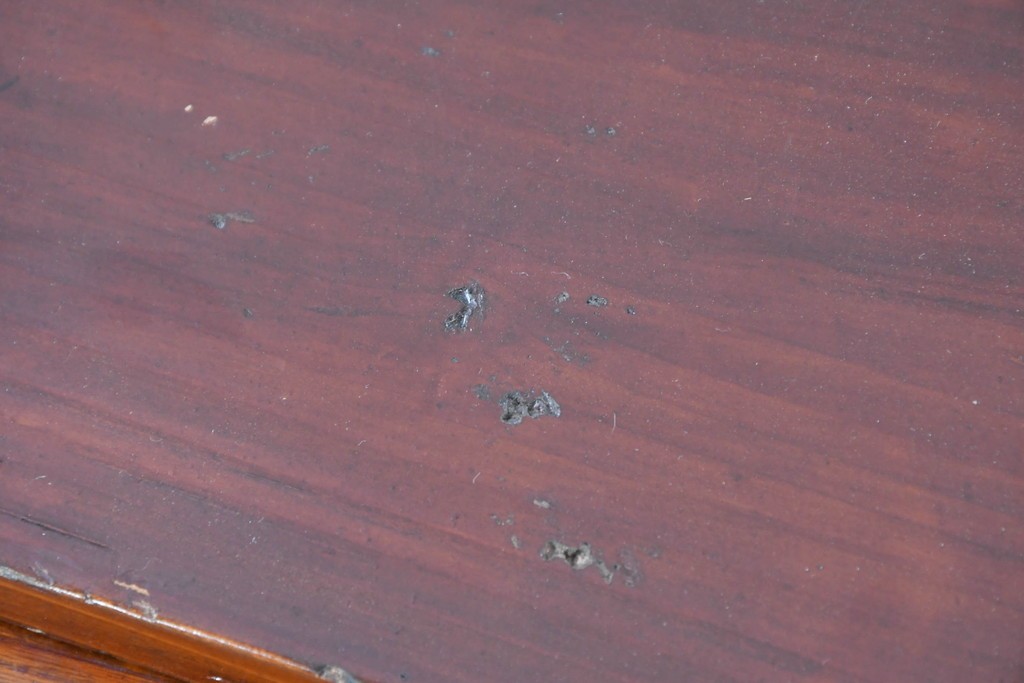 和製アンティーク　前面欅(ケヤキ)材　木目が魅力の庄内箪笥ローチェスト　(R-087321)