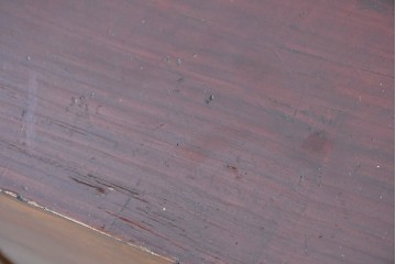 和製アンティーク　前面欅(ケヤキ)材　木目が魅力の庄内箪笥ローチェスト　(R-087322)