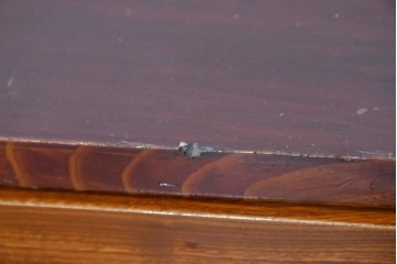 和製アンティーク　前面欅(ケヤキ)材　木目が魅力の庄内箪笥ローチェスト　(R-087322)