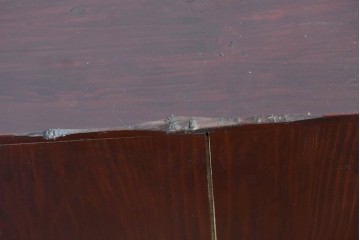 和製アンティーク　前面欅(ケヤキ)材　木目が魅力の庄内箪笥ローチェスト　(R-087322)