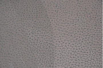 中古　コントラストの美しい幾何学パッチワークのラウンドフットスツール　(R-087324)