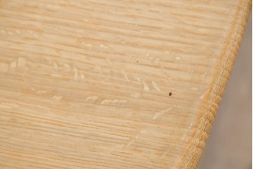 中古　飛騨産業　キツツキマーク　CRESCENT(クレセント)シリーズ　オーク材　曲線美が際立つアームチェア4脚セット　定価約39万円　(R-087326)