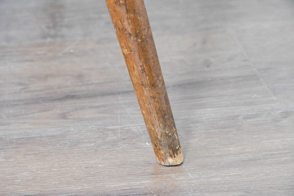 イギリスヴィンテージ　ERCOL(アーコール)　BSロゴ入り!　ウィンザーチェア　ナチュラル色のクエーカーアームチェア　(R-087328)