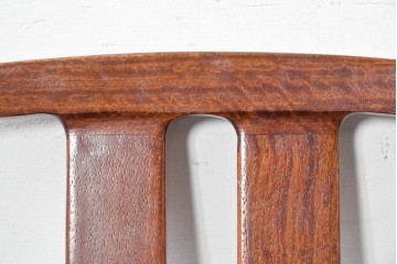 中古　希少な廃番品!　カリモク家具(karimoku)　最上位シリーズ「ビベンテ」　花梨(カリン)材　なめらかな曲線を描くフレームが魅力のダイニングチェア2脚セット　(R-087332)