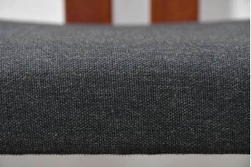 中古　希少な廃番品!　カリモク家具(karimoku)　最上位シリーズ「ビベンテ」　花梨(カリン)材　なめらかな曲線を描くフレームが魅力のダイニングチェア2脚セット　(R-087332)